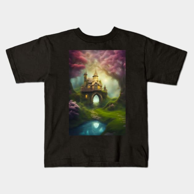 A House and as a Gateway Kids T-Shirt by JDI Fantasy Images